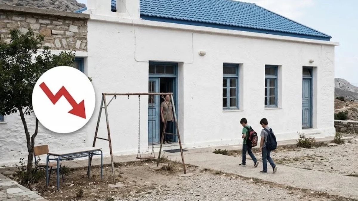 Así es la isla griega donde una escuela primaria funciona con solo dos alumnos: ‘Quedará en suspenso y cerrará definitivamente’