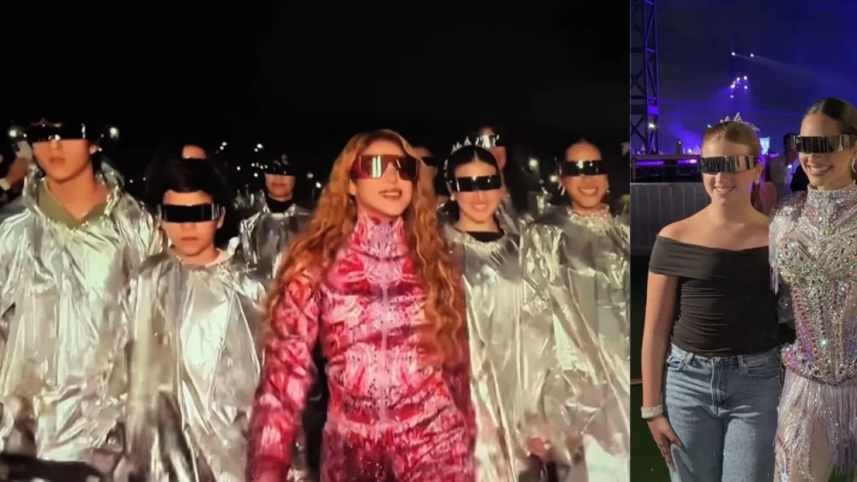 Reyes del Carnaval de Barranquilla junto a Shakira: así fue su aparición en el concierto de la cantante en España