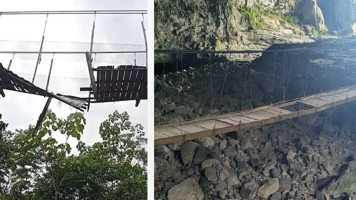 Dos puentes reconocidos y turísticos de Santander se desplomaron y causaron la muerte de dos visitantes: autoridades alertan sobre esta emergencia