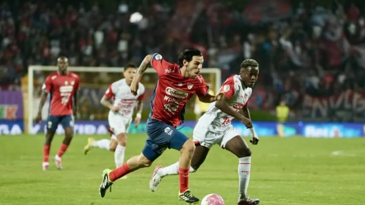 Independiente Medellín sufrió gol agónico de Santa Fe en Itagüí: hubo hecho bochornoso