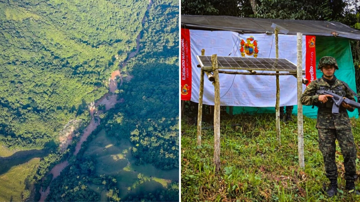 'Clan del Golfo' utilizaba poderosa red satelital de internet en mina de oro ilegal que producía más de $1.300 millones mensuales en Antioquia