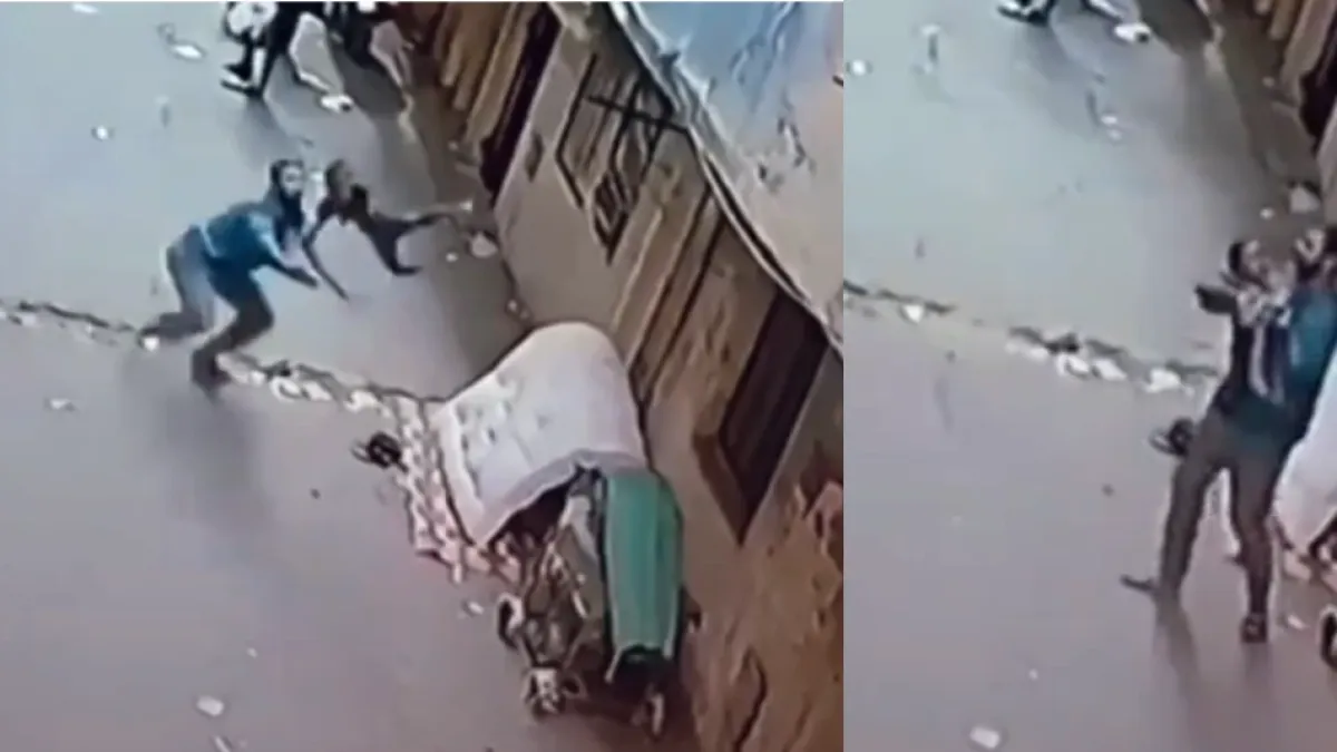 Hombre salvó a un niño que cayó de un balcón en Egipto: logró atraparlo antes de que golpeara el suelo