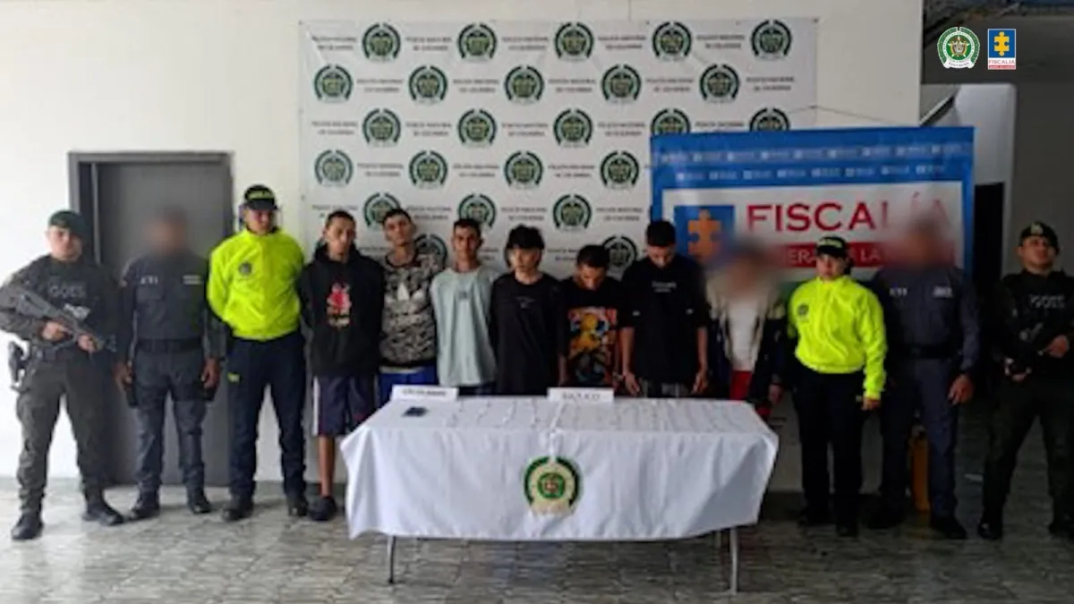 Golpe al microtráfico en el Valle con la captura de seis presuntos integrantes del grupo ilegal ‘los Domiciliarios’
