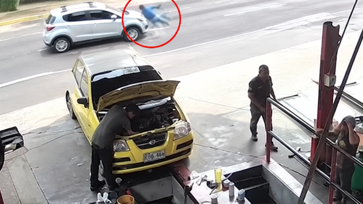 Dos trabajadores de Air-e terminaron en una clínica tras ser agredidos con una piedra y un carro en una inspección en el norte de Barranquilla