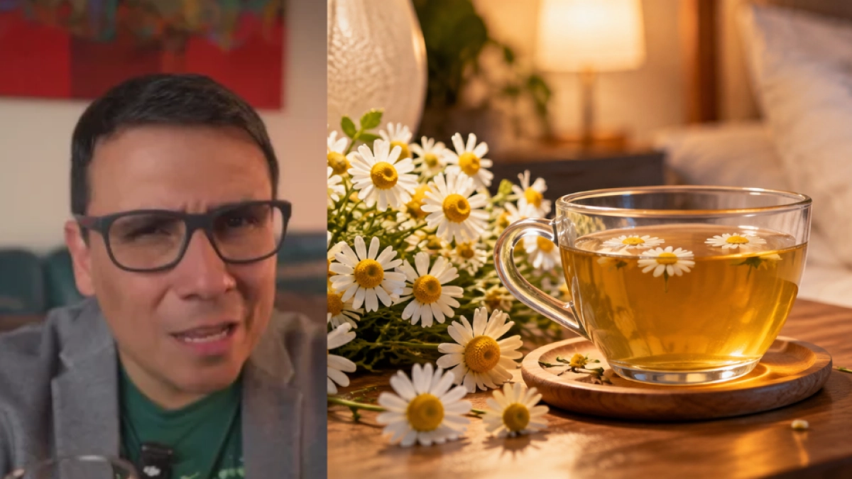 William Arias, médico: ‘La manzanilla no es solo una bebida de abuelitas, es una herramienta poderosa que la ciencia respalda’