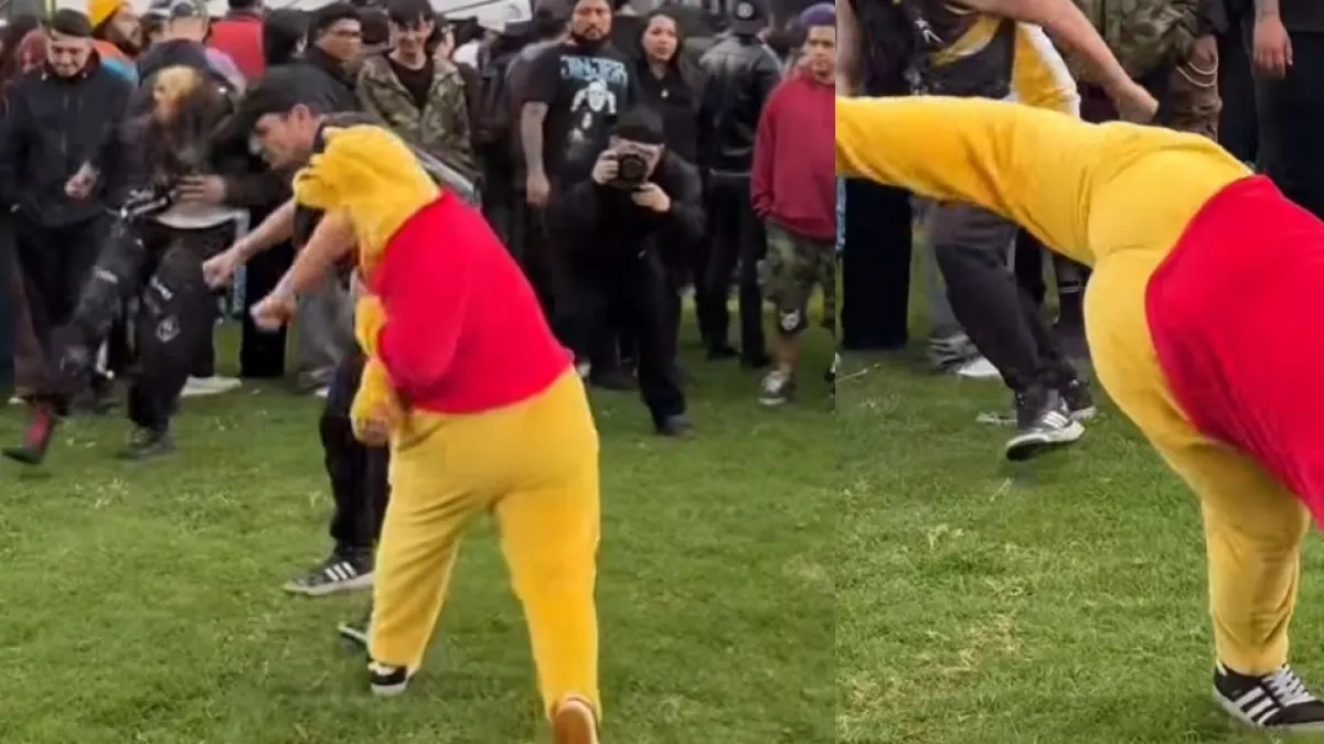 ‘Winnie Pooh’ se metió al pogo de Rock al Parque 2026 en Bogotá y desató una ola de bromas: se ganó el apodo de ‘Winnie Poohtazos’