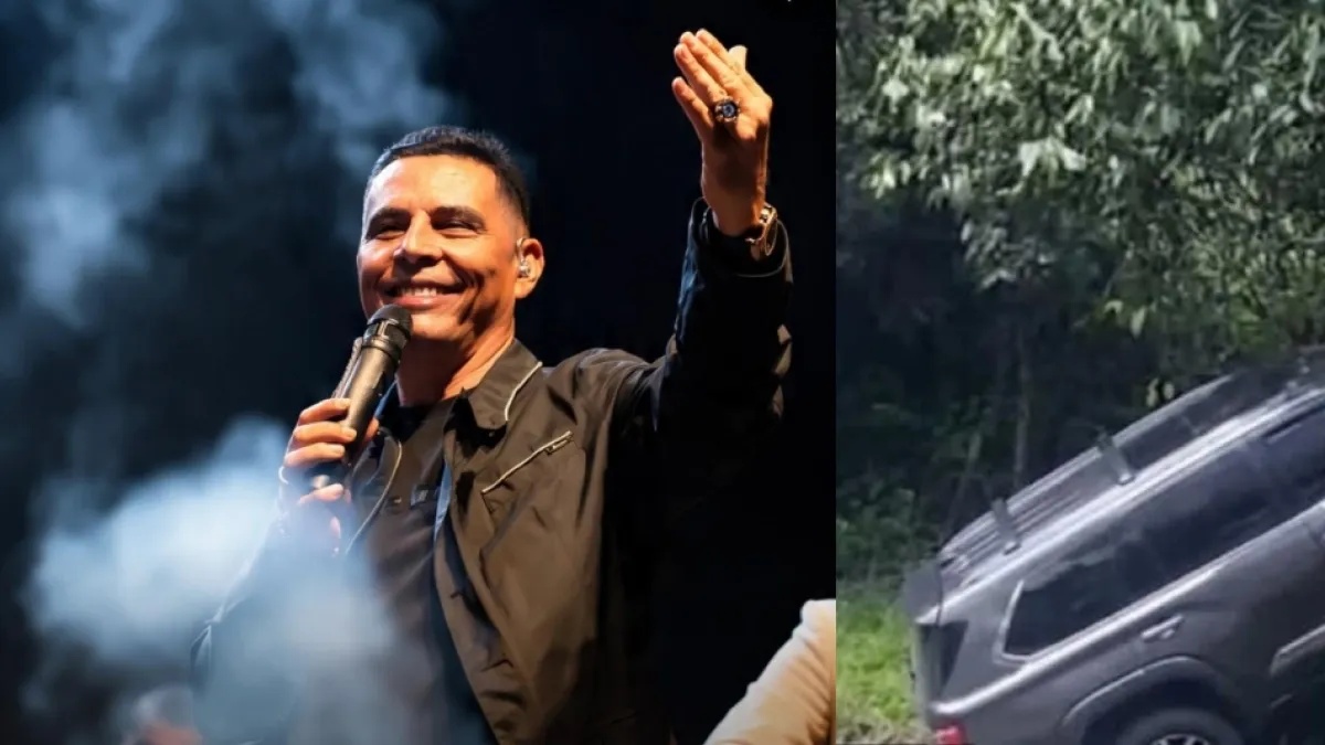 El Andariego sufrió un accidente de tránsito en Sonsón, Antioquia: su camioneta se salió de la vía por un microsueño