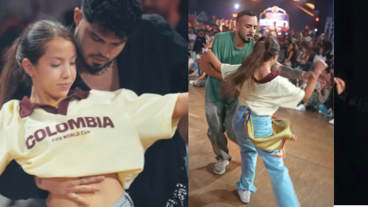 Colombiana Melany Mejía se coronó campeona mundial de bachata en Suiza tras superar distintas pruebas