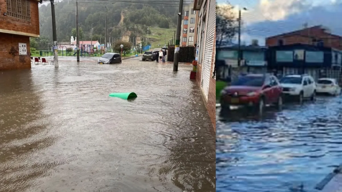 Fuertes lluvias provocaron inundaciones en varios sectores de Madrid, Cundinamarca: ‘Cada vez que llueve se nos inunda la casa’