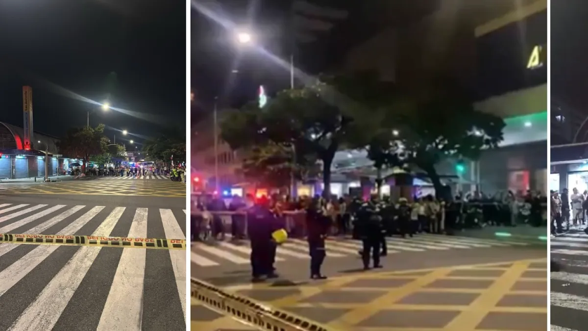 Balacera en Medellín deja un muerto y tres heridos, entre ellos un policía: uniformado habría respondido con su arma de dotación