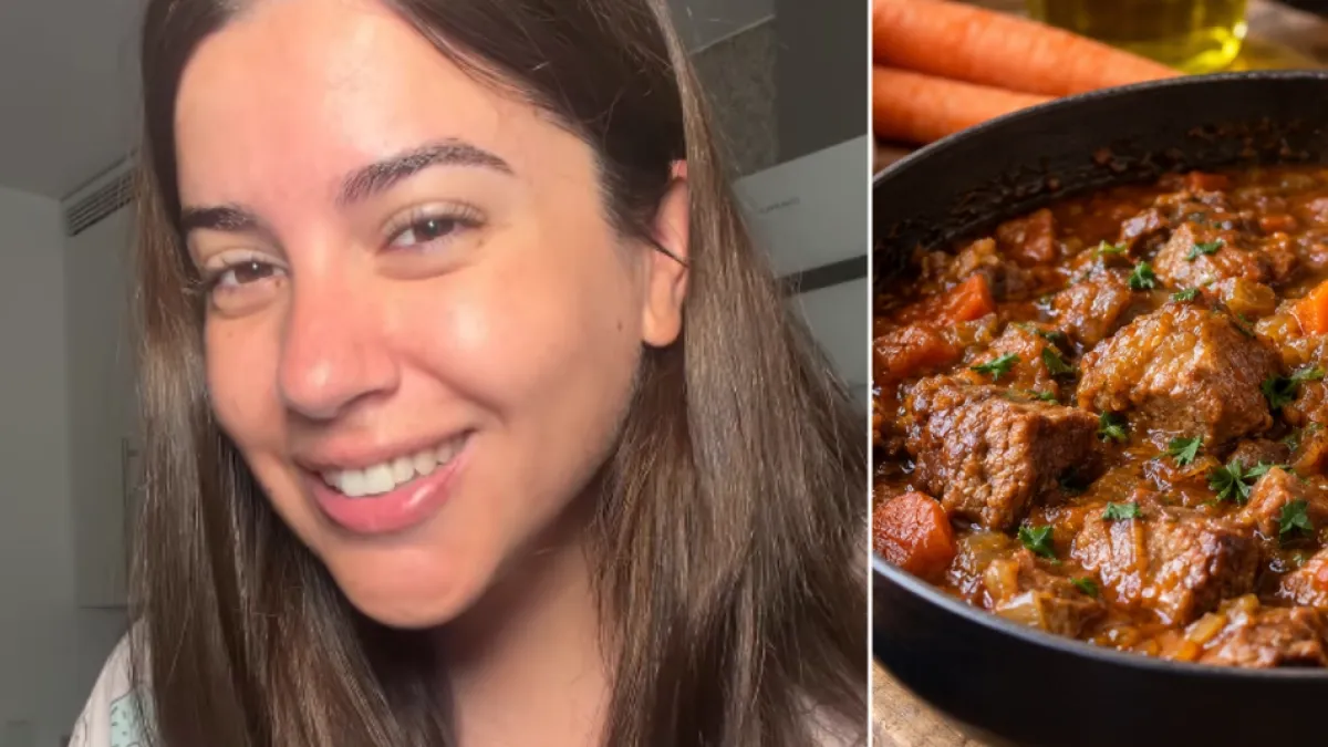 Sofía Cruz, chef: 'Para lograr el guiso más rico de carne y lleno de sabor no hace falta caldo: basta con agua, ajo, cebolla y un poco de vino'