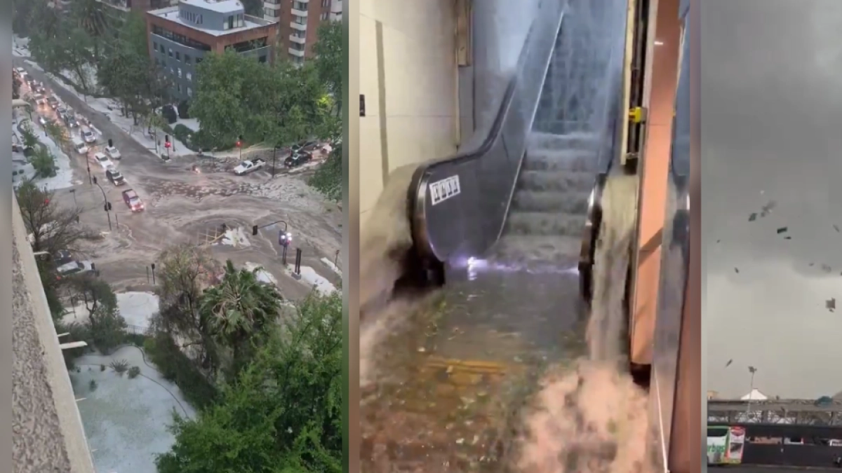 Alerta roja en Santiago de Chile por emergencia meteorológica: investigan si un tornado EF-0 fue el que arrancó techos y causó las inundaciones