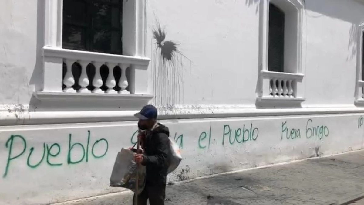 Desmanes y detonaciones de papas bomba alteran la tranquilidad en el centro de Popayán tras jornada de movilización