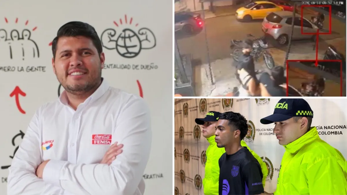 Más de 40 horas de video permitieron capturar al conductor de la moto del crimen del jefe de ventas de Coca-Cola en Medellín: buscan al asesino