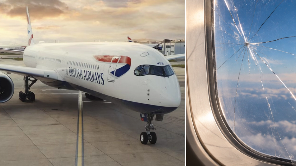 El repentino giro en U que sorprendió a los pasajeros de un avión de British Airways luego de romperse una ventana y activar el código 7700