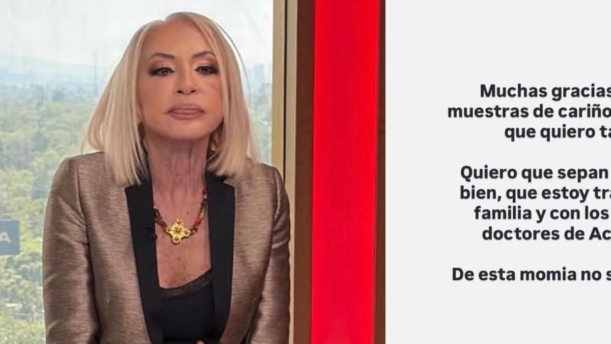 Laura Bozzo reapareció tras reporte de hospitalización de emergencia en Acapulco y tranquilizó a sus seguidores: ‘De esta momia no se libran’