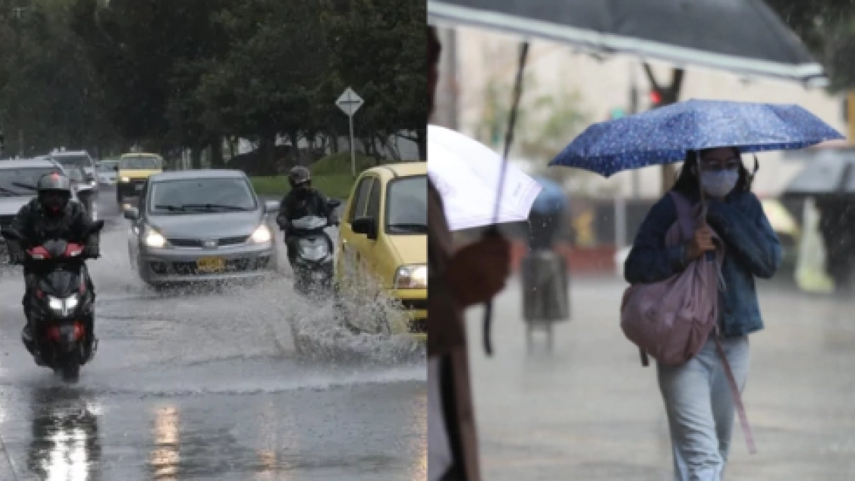 Lluvias en Colombia esta semana: estas son las regiones donde más lloverá, según el Ideam
