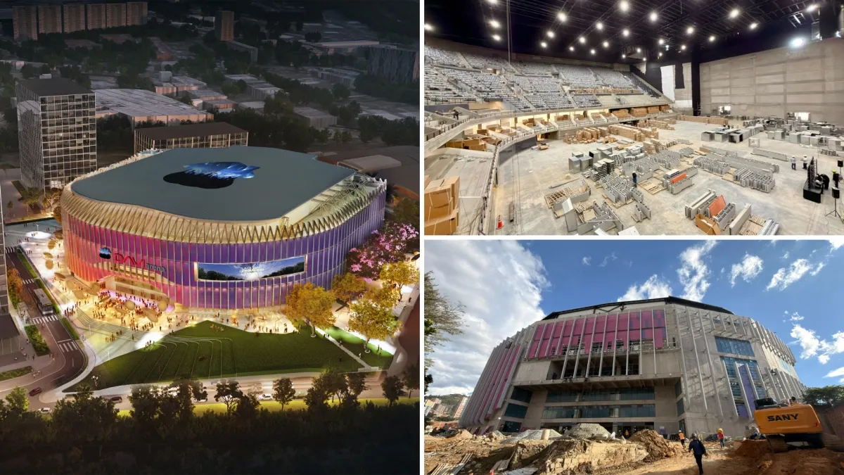 FOTOS | El DAVIarena, el nuevo centro de eventos del Valle de Aburrá, alcanzó el 97,4 % de su construcción y ultima detalles para su gran inauguración