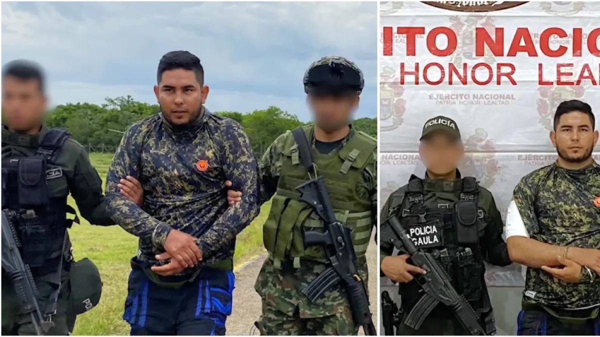 Ejército capturó en Puerto Rico, Meta, a ‘Junior Rojas’, señalado como segundo cabecilla y jefe financiero de la estructura Marco Aurelio Buendía