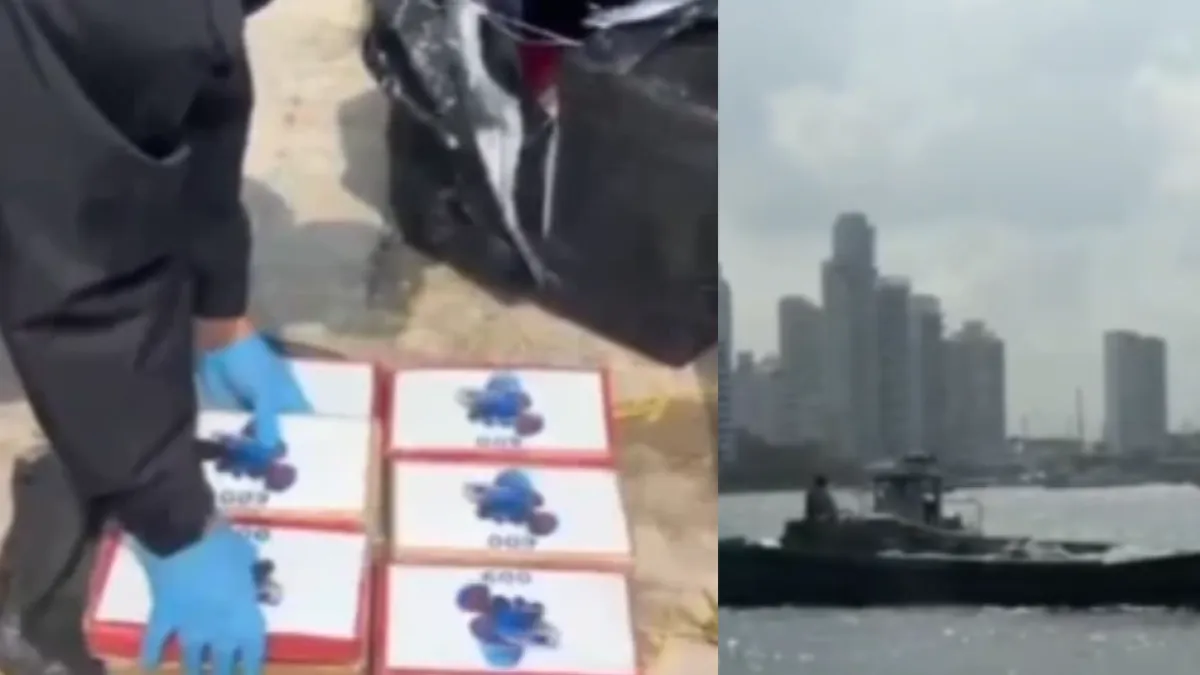 Armada Nacional y Fuerza Aérea Colombiana interceptan lancha con 3,5 toneladas de cocaína: cargamento superaría los 170 millones de dólares