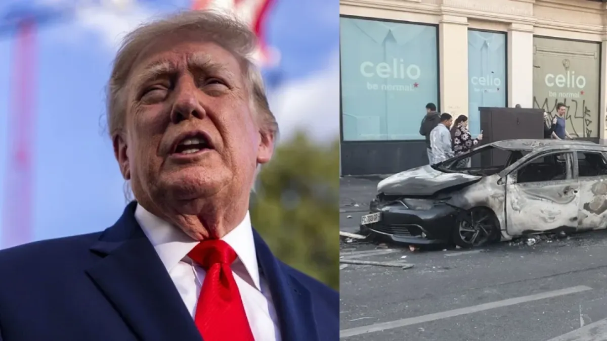 Donald Trump culpa a la inmigración por las violentas protestas en Francia que dejaron 1.800 detenidos y exige cerrar las fronteras: ‘Está en llamas’