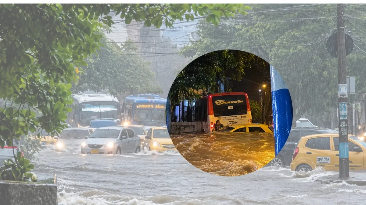 Lluvias en Atlántico causan emergencias en Soledad y Galapa: un taxi fue arrastrado y seis sectores reportaron inundaciones tras fuerte aguacero local