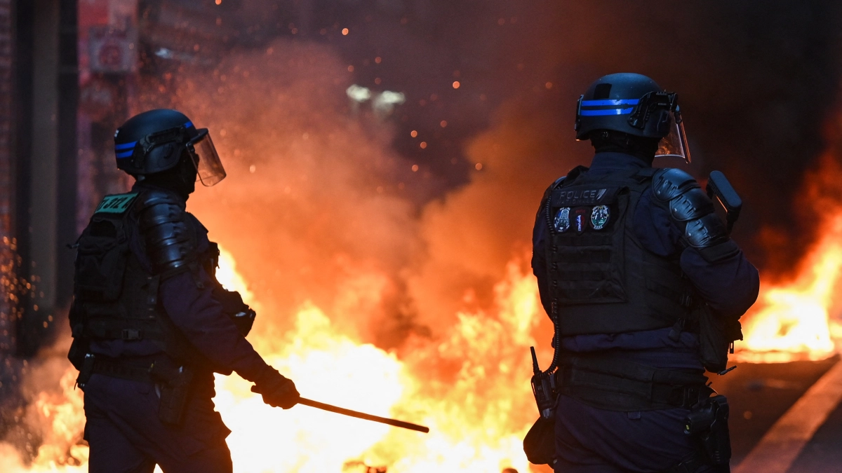Protestas en Francia: la represión y los disturbios de las manifestaciones marcan la antesala de las elecciones presidenciales de 2027