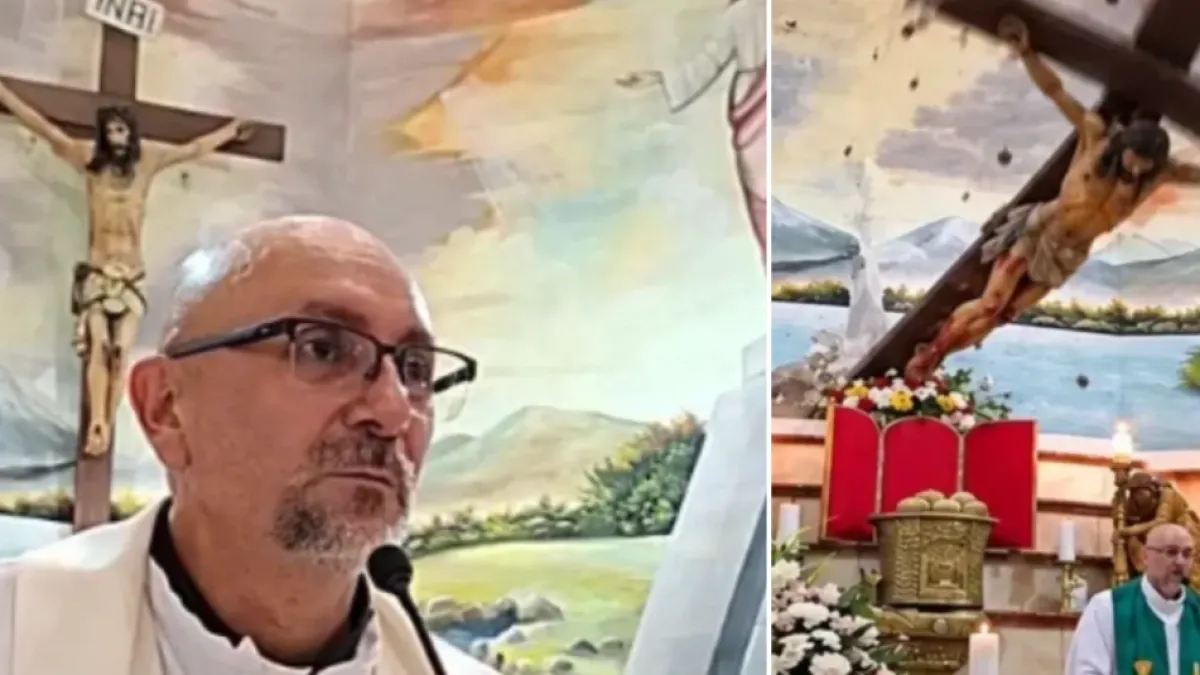 Testigos revelan detalles del accidente en el que una cruz cayó sobre el sacerdote Patricio Sánchez durante una misa en Ecuador: ‘Salvó a muchos’