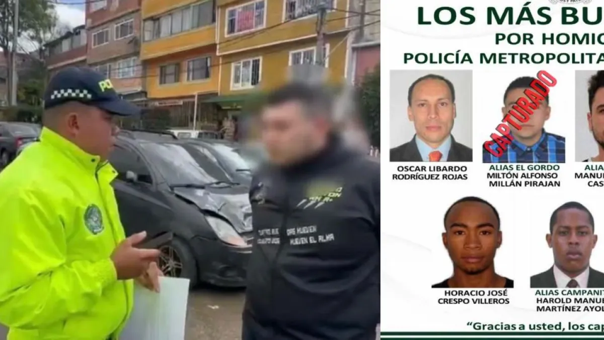 Así cayó 'El Gordo', delincuente más buscado en Bogotá que se había fugado hacia Chile: con él ya son 64 homicidas detenidos en 60 días