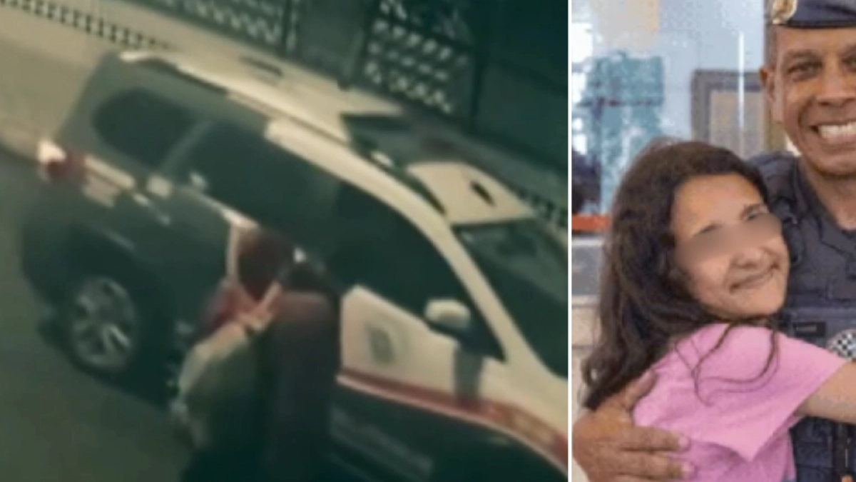 Video muestra cómo la Policía rescató a una niña secuestrada por su padre después de que ella le guiñara un ojo para alertar a los agentes en Brasil