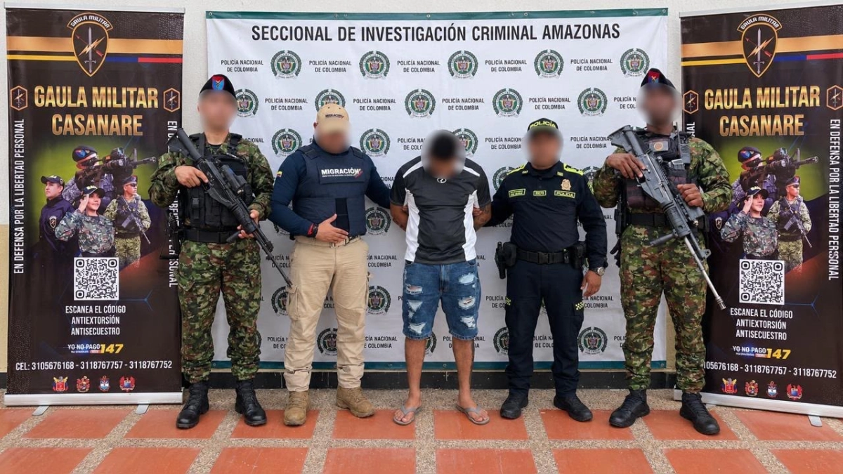 Capturan en Brasil a alias Giovanny, señalado cabecilla de ‘Los Fantasmas’ en Casanare