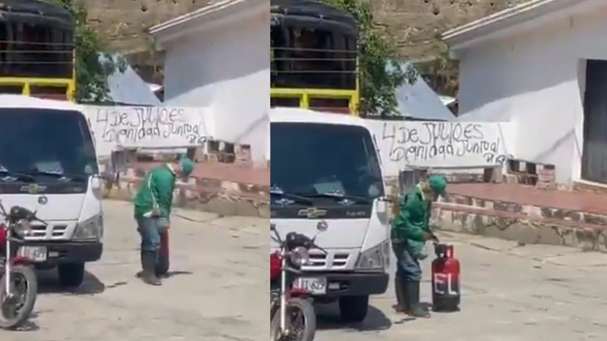 Habitante de El Carmen, Norte de Santander, retiró un cilindro sospechoso marcado con las siglas del Eln que llevaba una semana en la vía