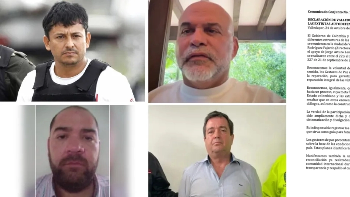 El documento que no se hizo público sobre el ‘Pacto de Valledupar’: los compromisos entre el Gobierno Petro y exjefes paramilitares