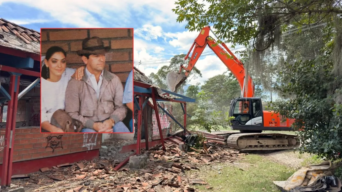Demolieron pesebreras que pertenecían al Cartel de Medellín en San Cristóbal y estaban vinculadas a un famoso rejoneador cercano a los Ochoa