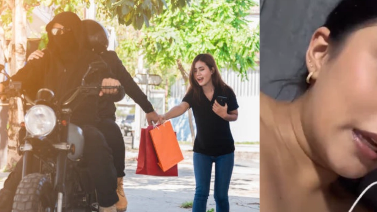 Ladrón robó una cadena por medio de raponazo mientras conducía una moto en Ibague, pero resultó ser de Temu: ‘Estuve en peligro’