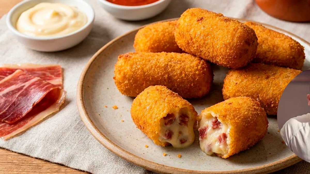 Dani García, chef: ‘El queso crema no se añade a la bechamel caliente, se mezcla cuando enfría un poco para que las croquetas queden cremosas’