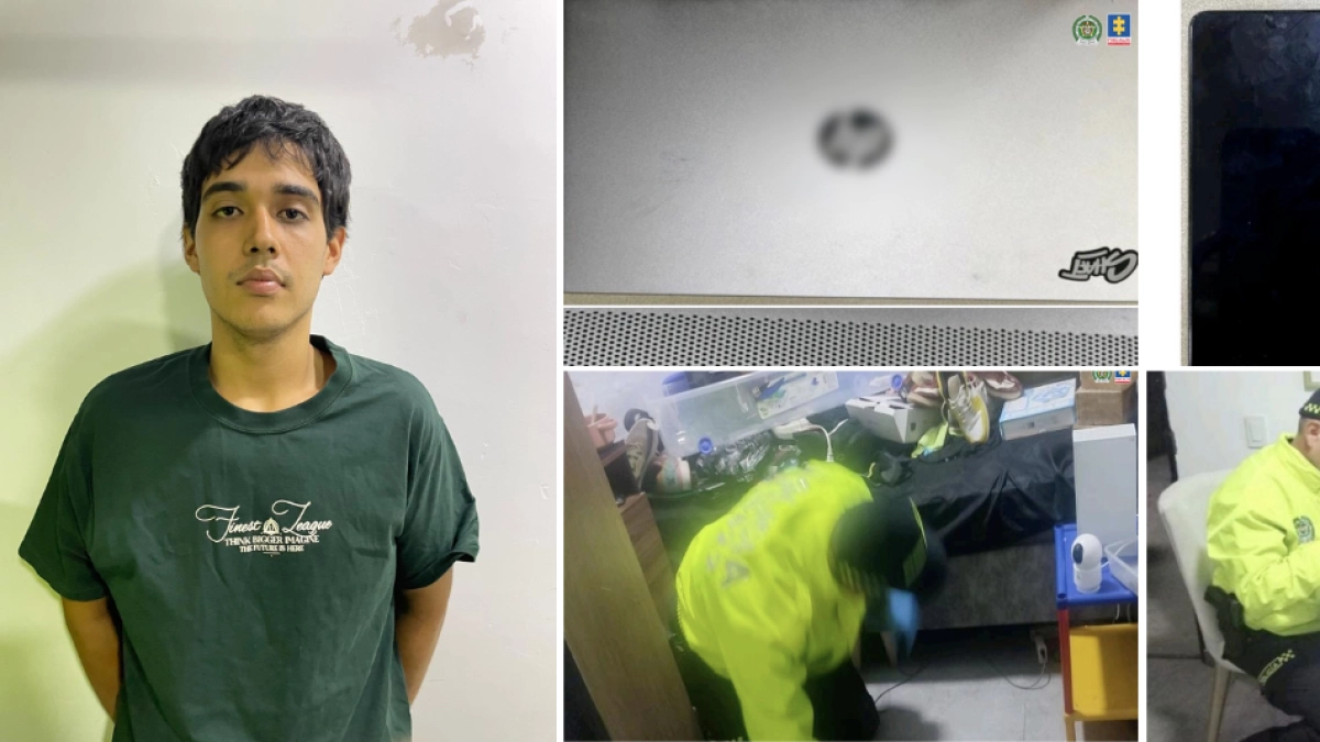 Este es el hombre capturado por amenazas contra la primera dama, Ana Lucía Pineda, y los hijos del presidente De La Espriella: lo que le incautaron