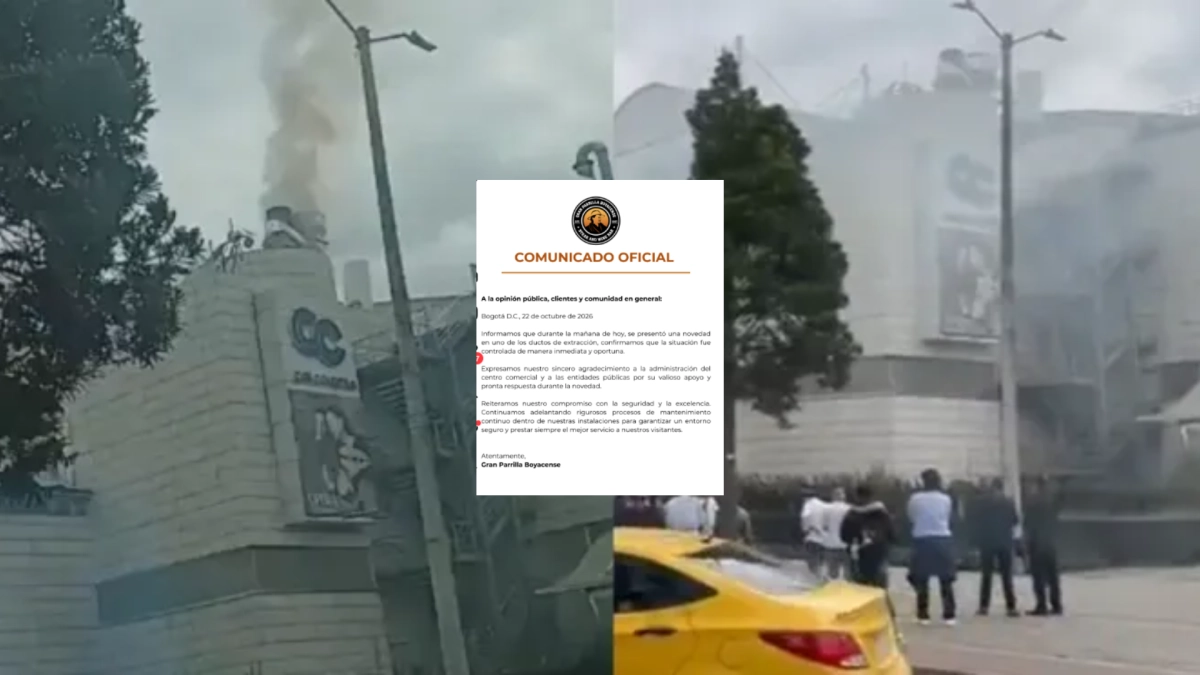 Restaurante del centro comercial Gran Estación se pronunció tras el incendio reportado en la mañana de este jueves en un ducto de extracción