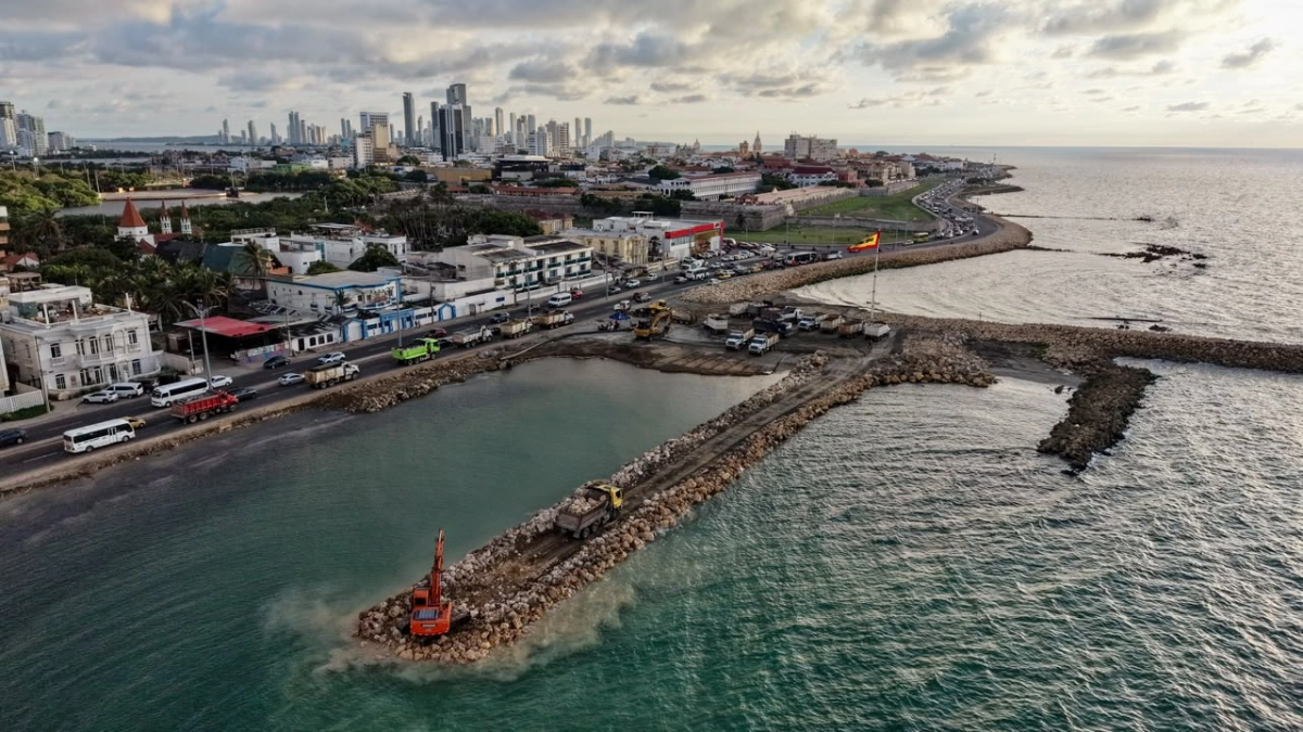 Cartagena: en el barrio El Cabrero inician las obras de ‘Defensa Costera 2050’ contra la erosión marina