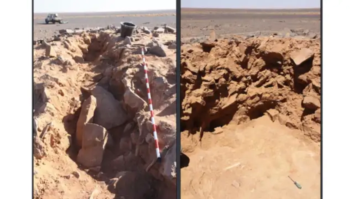 Descubren en el desierto del Sahara una tumba de piedra de 55 metros con 'antenas' construida hace más de 4.000 años