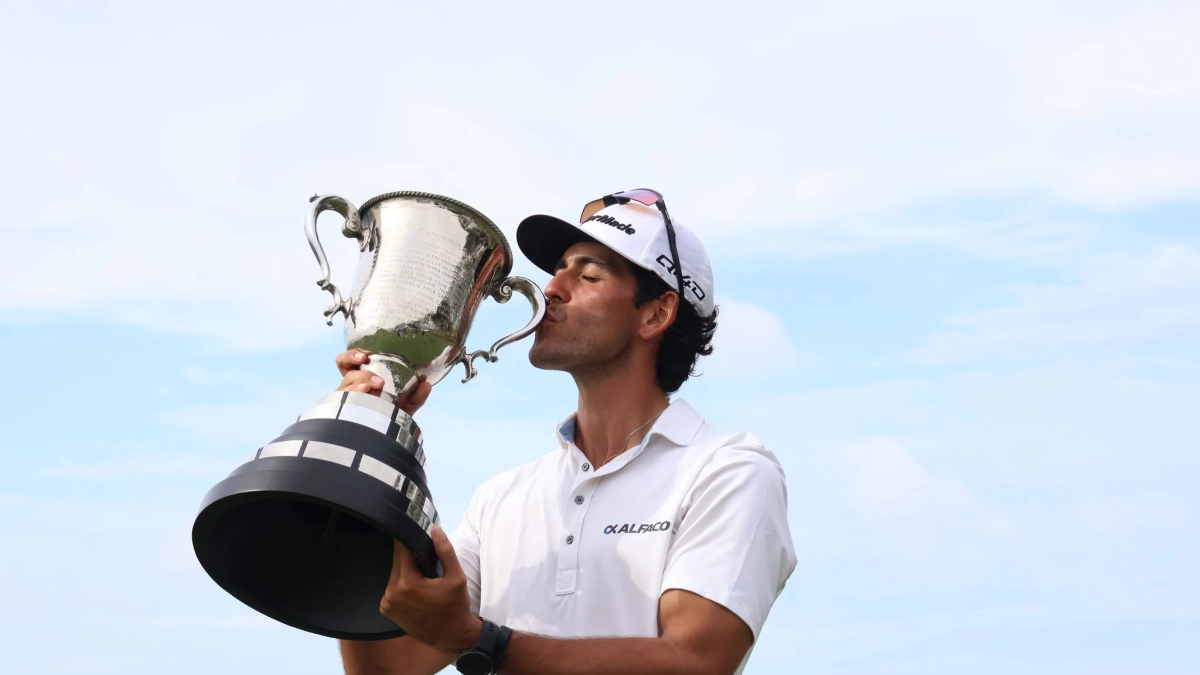 Juan Camilo Vesga conquistó el bicampeonato en el Abierto de Colombia de Golf