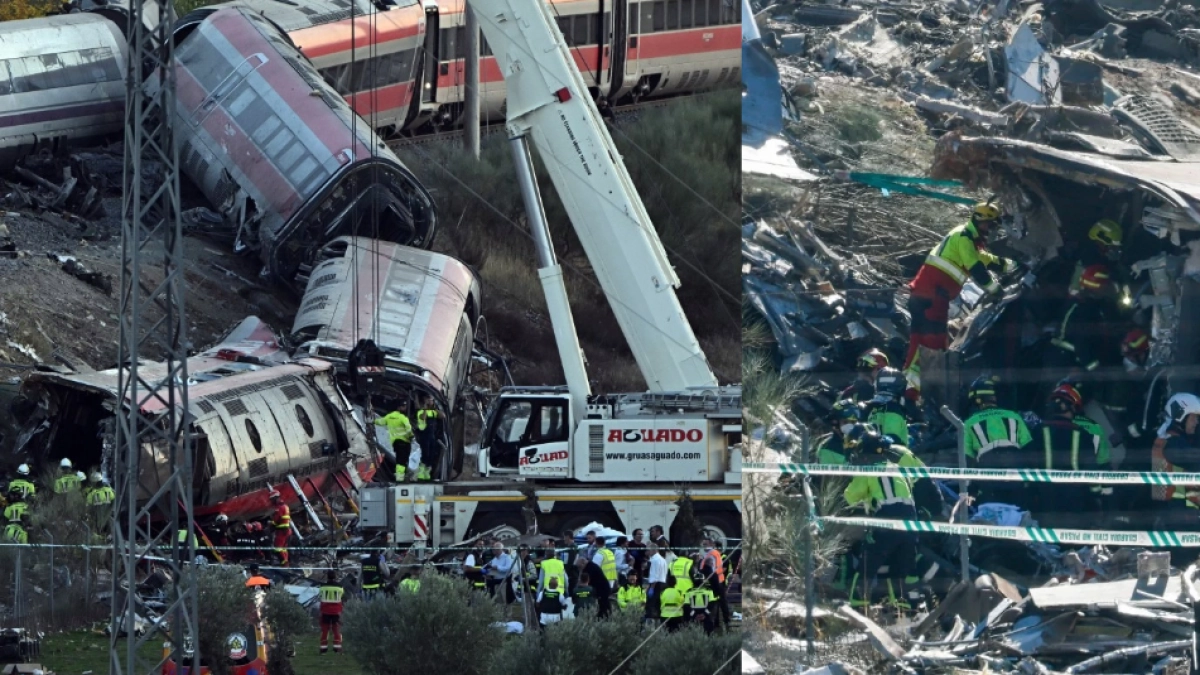 Habló colombiano que sobrevivó al grave accidente de trenes en España que dejó 68 muertos; estaba dentro de vagón destrozado por choque: ‘Mucho humo’