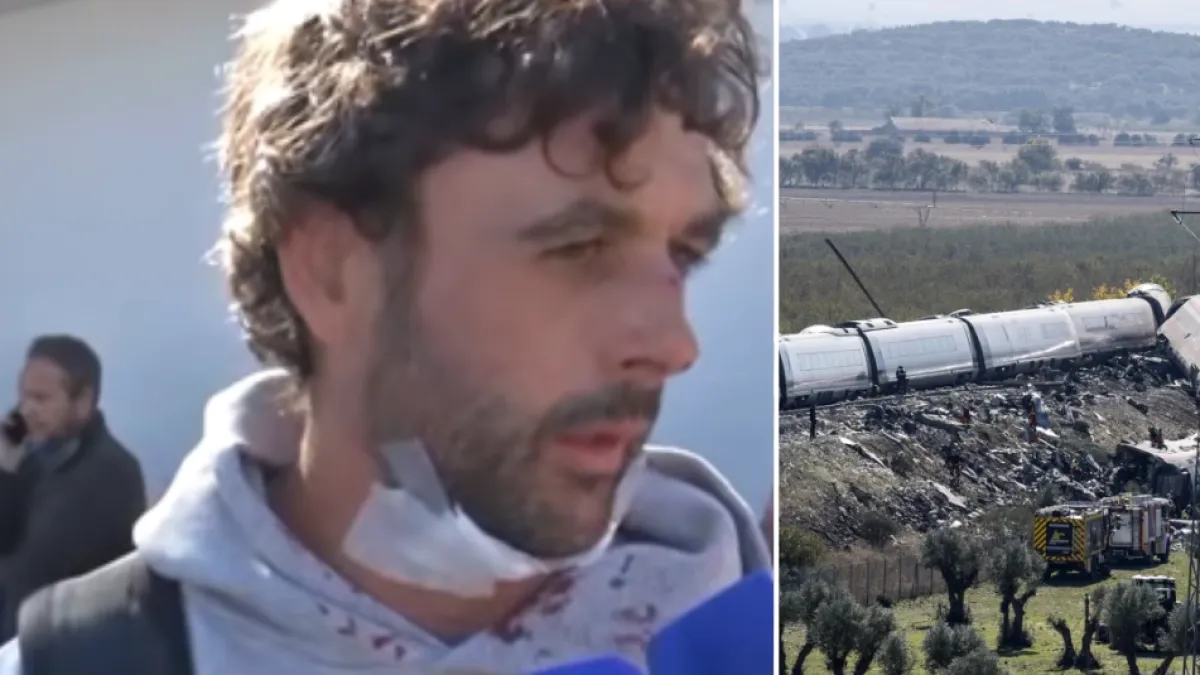 Con rasguños, sobreviviente del choque de trenes en España cuenta cómo cambiar de asiento a última hora le salvó la vida: ‘Me fui uno más atrás’