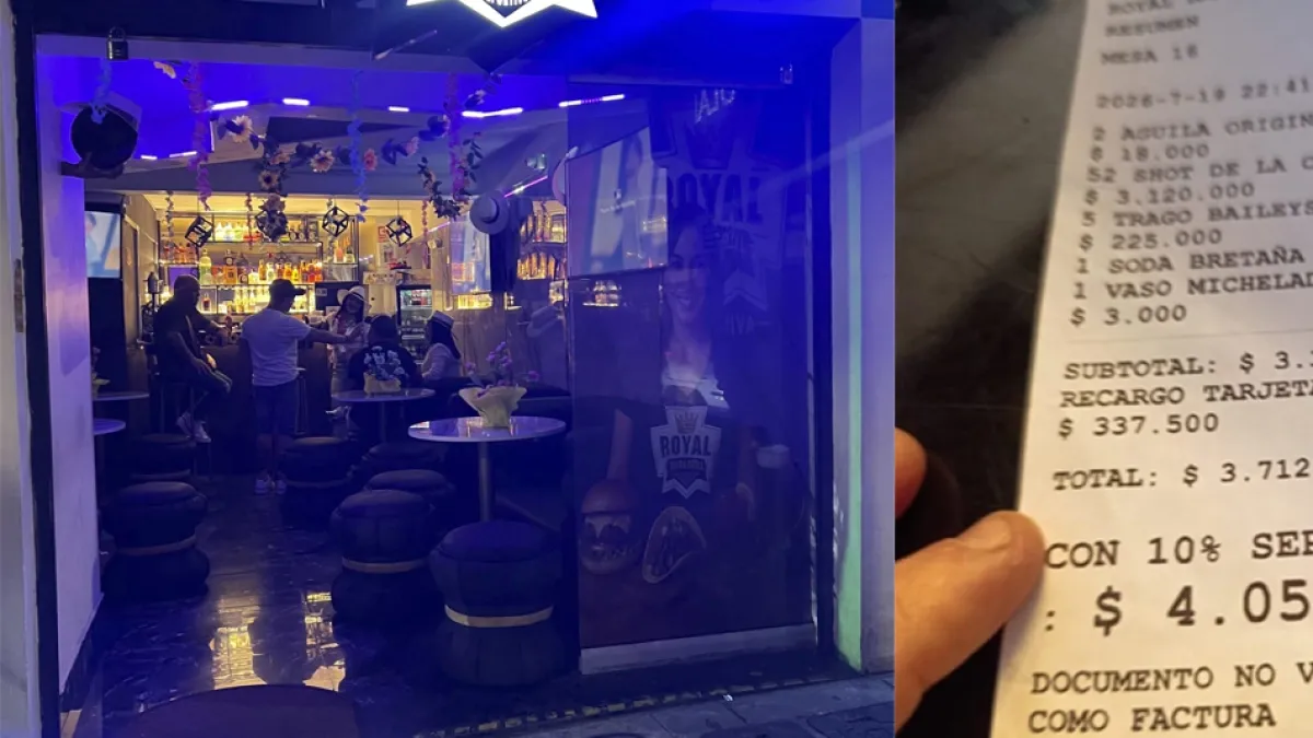 Polémica en El Poblado por factura de más de $4 millones por 52 shots en Parque Lleras: esto respondió el establecimiento