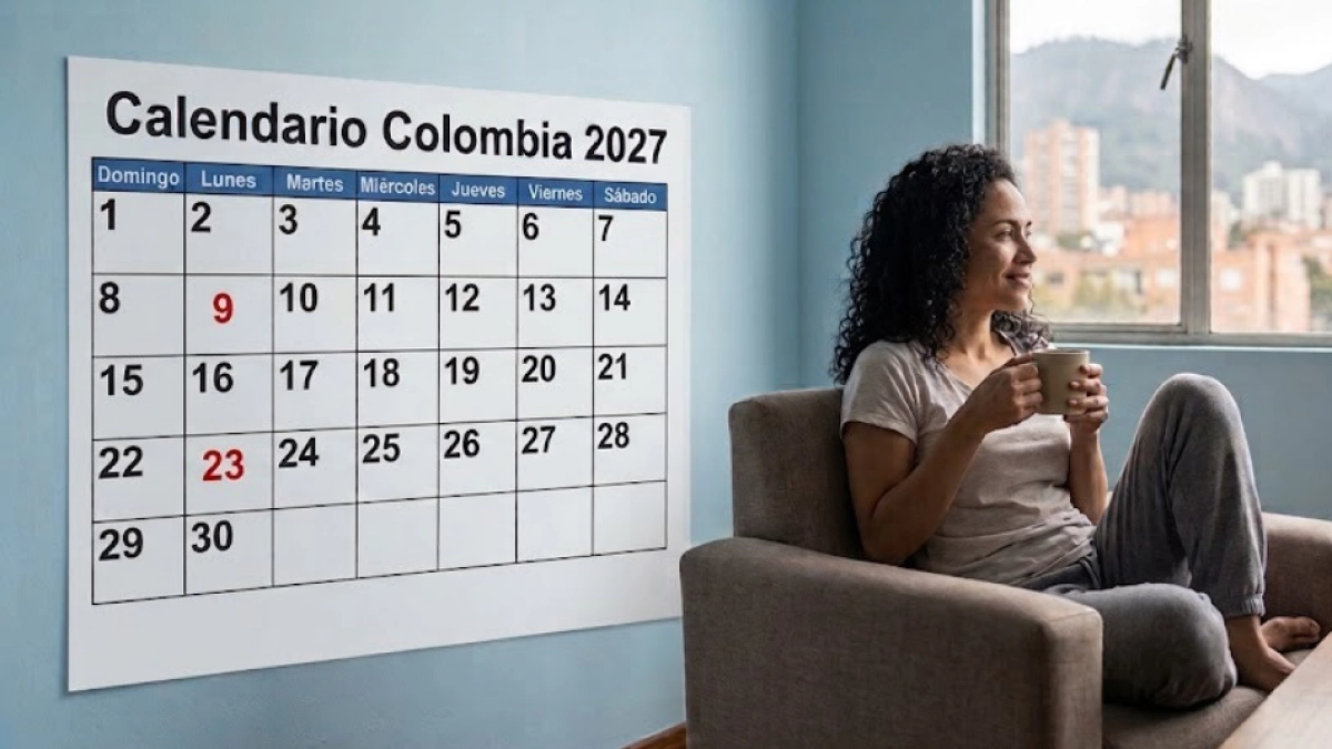 Calendario 2027 en Colombia: tres meses no tendrán festivos y uno cambiará de fecha, conozca las novedades