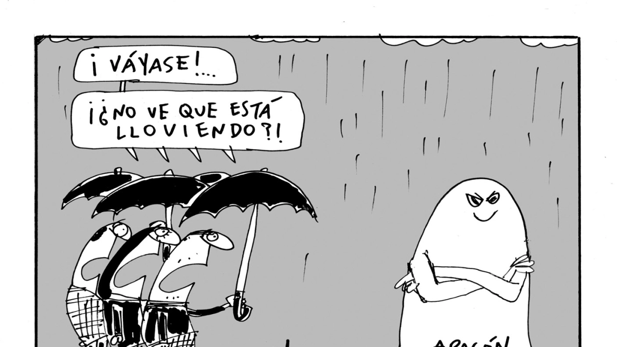 No logran espantar el fantasma