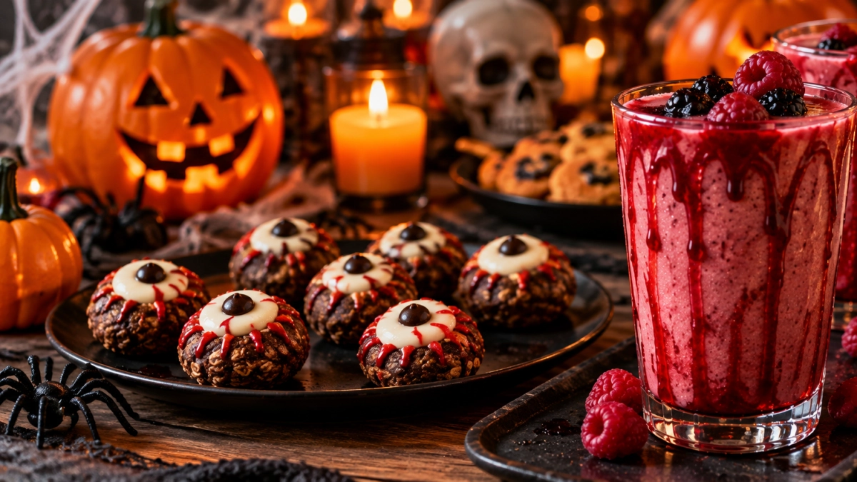 Dos recetas terroríficas para Halloween: cómo preparar en casa un batido sangriento y ojos de monstruo este 31 de octubre