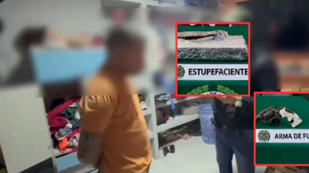 Este era alias 'Orly', señalado jefe de zona de Los Costeños capturado en Soledad (Atlántico): hallan arma y 1.000 dosis de cocaína en allanamiento