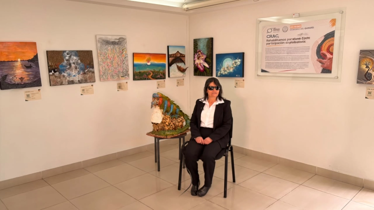 El arte más allá de la visión: 32 personas ciegas y con baja visión presentaron sus obras en Bogotá