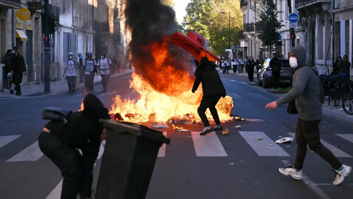 Protestas por el costo de vida vuelven a agitar a Europa este sábado: Francia despliega 70.000 policías en Halloween